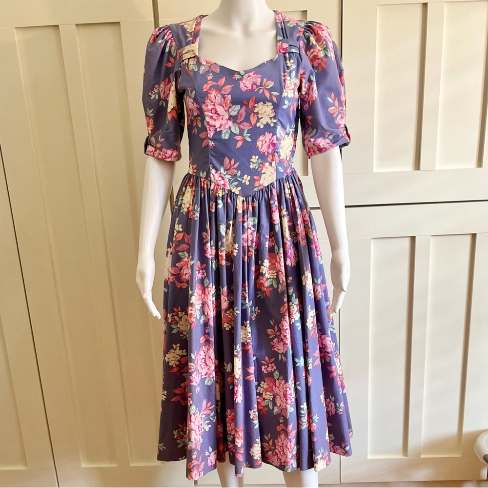 Vintage Laura Ashley Floral Dress